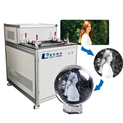 Mașină de gravură cu bilă de cristal 3D cu laser